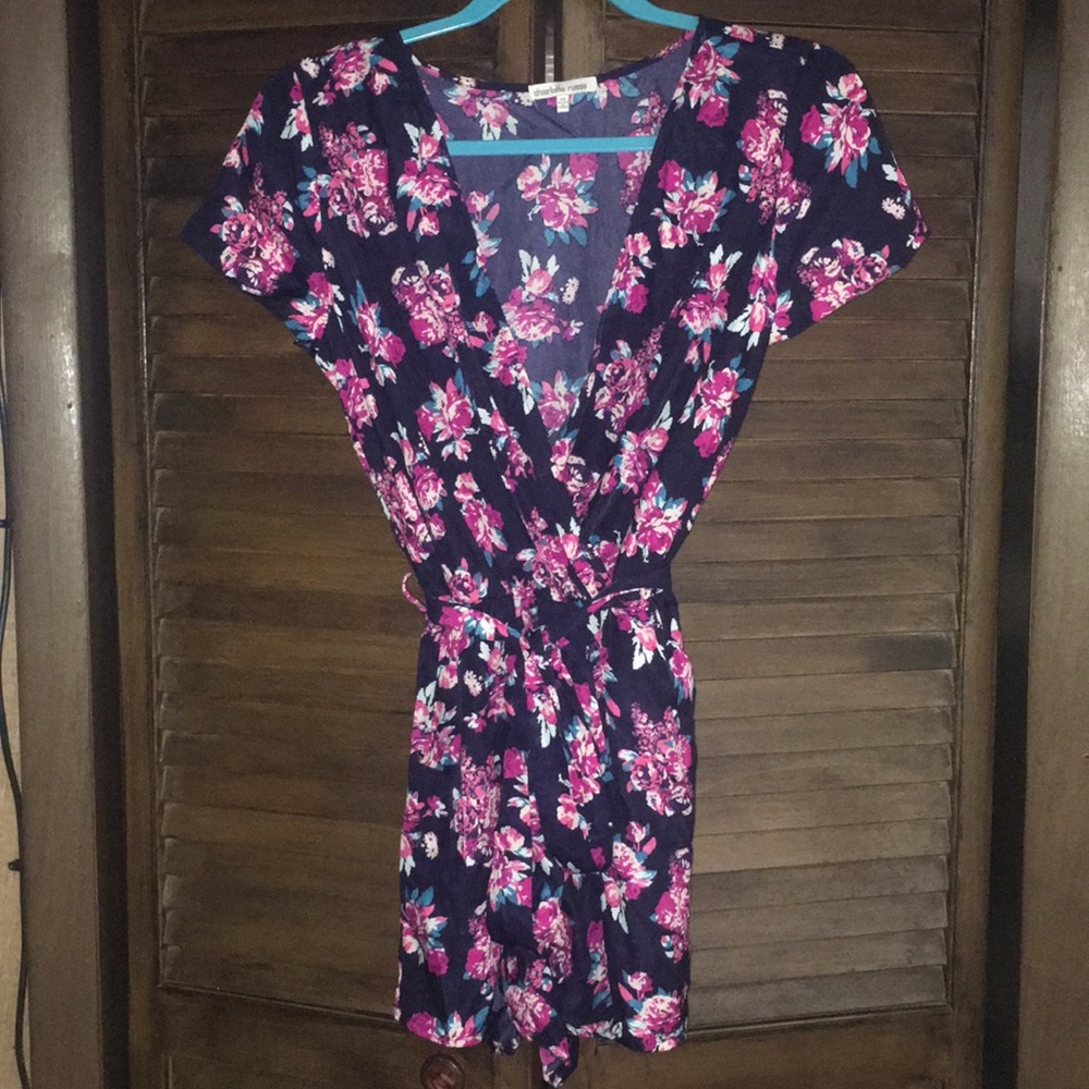 Floral Jumper w/ tie